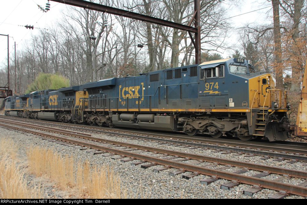 CSX 974 third on M404